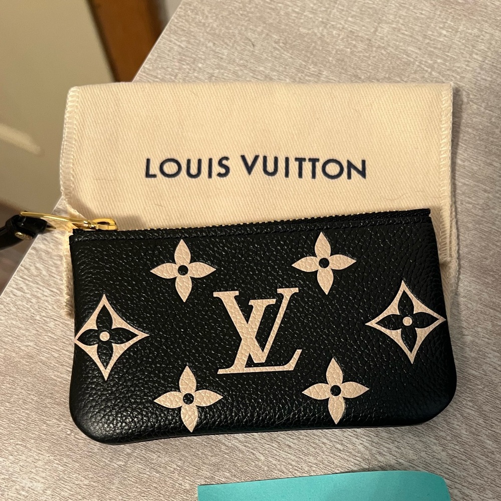 Louis Vuitton Bicolor Monogram Empreinte Cles Key Pouch